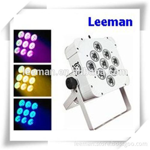 Leeman Group 9*15W RGBWA 5in1Wireless LED Flat Par Light